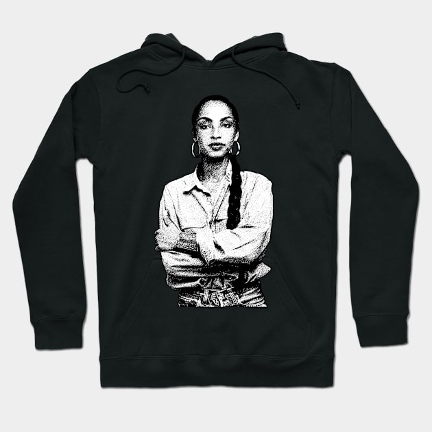 Sade Adu Hoodie by MaydenArt